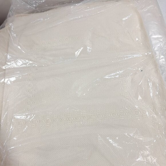 NEW Charles Craft Cross Stitch 18 Count Alphabet Afghan 26 5.5 Blocks 54X60" - Picture 4 of 5